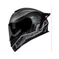 thumbnail image 1 of Casco Abatible Kov Batman Gris Dc Comics Con Led Certificado Dot, 1 of 5