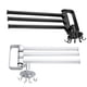 thumbnail image 5 of Billuyoard Estante multifuncional de aluminio, espátula, gancho giratorio, toallero, colgador de trapo Juegos de accesorios de baño plata Billuyoard HA026402-01, 5 of 6