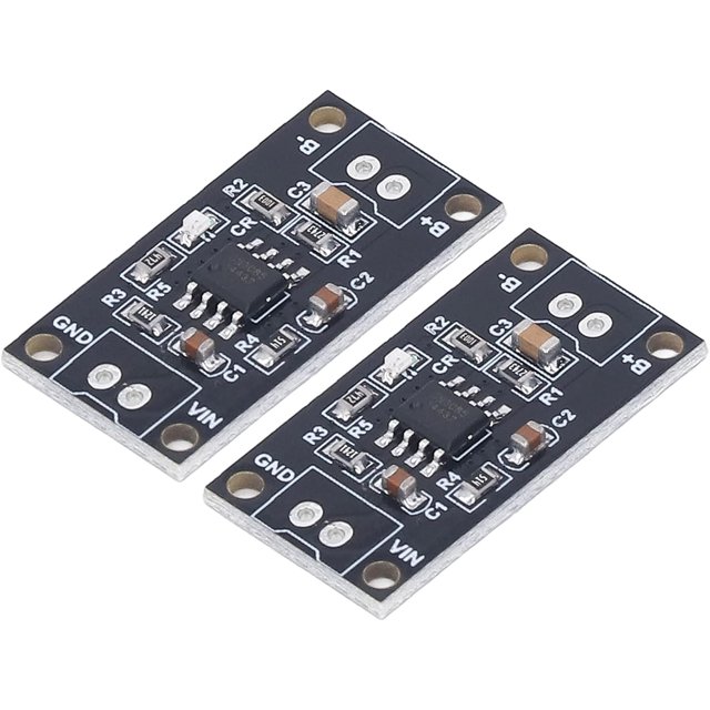 HUGFEGWE 2Pcs 4.5V 1A Battery Charging Board Module, NiMH Battery Charging Module for CC CV Charging Module with Protection, Short Circuit Safe and Stable (MRB048E) CA919-108151