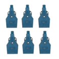 thumbnail image 4 of 3 Holes Flat Wind Jet Air Blowing Nozzle, 1/4" Thread Size, Blue X6, 4 of 4
