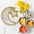 thumbnail image 4 of Ramadan Wooden Serving Tray - Moon Star Eid Mubarak Tableware for Dessert, Pastry, and Snack Display, Party Decor, and Home Tableware, 4 of 8