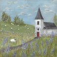 thumbnail image 2 of Soulspeak And Sawdust 12x12 White Modern Wood Framed Museum Art Print Titled - The Lost Sheep, 2 of 4