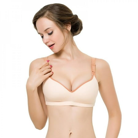 

50% Off Clear! Nursing Bra Cotton Pregnant Women Sleep Bras Push Up V-type Allaitement Pregnancy Underwear