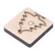 thumbnail image 1 of Troquel De Corte De Metal De Cuero, Molde De Corte Hecho A Mano Eficiente De Acero De aleación, Amplia Aplicación Para Cinturones, 1 of 7