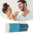 thumbnail image 3 of Large Capacity Toothbrush Case with Cups Traveling Toothbrush Holders PP PE Blue Beige 7.87"x3.07"x2.28", 3 of 7