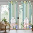 thumbnail image 5 of Outdoor Curtains for Patio Waterproof, Cute Easter Bunny Outdoor Privacy Panels Grommet, Eucalyptus Leaves Colorful Eggs Wooden Blackout Outside Curtains for Porch/Cabana 54"x95", 1 Panel, 5 of 8