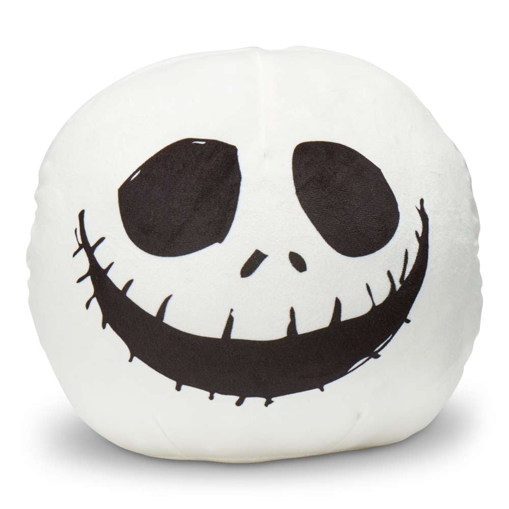 Nightmare Before Christmas Big Smile Disney Kids Round Cloud Pillow, 11 inches