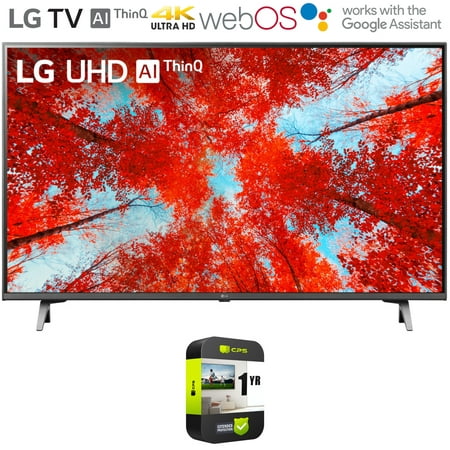 LG 43UQ9000PUD 43 Inch HDR 4K UHD LED TV 2022 Bundle with 1 Year Extended Warranty