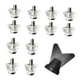 thumbnail image 2 of 12 piezas de calzado de fútbol Spikes Spikes Spikes no slip portátiles 13 mm 16 mm Studs de rugby para competencia de deportes al aire libre en, 2 of 8