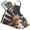 Basketball Player in Action, variant on Cool Dinosaur in Space 5 Pcs Kitchen Set Heat Resistant Oven Mitts and Non-Slip Pot Holders with Adjustable Cooking Apron
