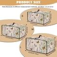 thumbnail image 5 of ZIATUBLES Butterfly Floral Print Toaster Oven Cover Linen-Look Polyester Fabric Appliance Dust Cover Medium Size Stain Resistant Kitchen Countertop Decor Organization, 20.5" x 16.5" x 10", 5 of 8