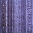 thumbnail image 1 of Ahgly Company Machine Washable Indoor Square Oriental Blue Traditional Area Rugs, 7' Square, 1 of 4