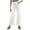 White, variant on High Waist Women Casual Wide Leg Denim Pants Cropped Baggy Ankle Jeans with Pocket