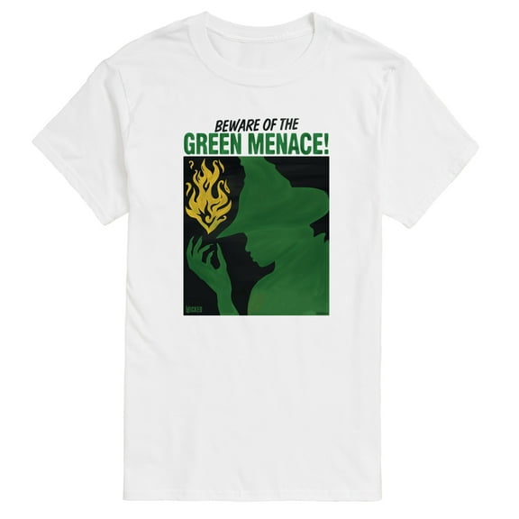 Wicked: Part 2 -  Elphaba Green Menace - Men's Short Sleeve Graphic T-Shirt