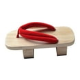 thumbnail image 3 of GUOOL Japanese Wooden Clogs Fashion Slippers for Travel Apartment Cosplay 40 Size, 3 of 9