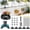 33FT, variant on 360? Adjustable Drip Irrigation System 33FT, 1/4" Tubing with 5 Adjustable Copper Nozzles, Automatic Atomizing Watering Kit for Garden, Yard, Lawn, Greenhouse & Potted