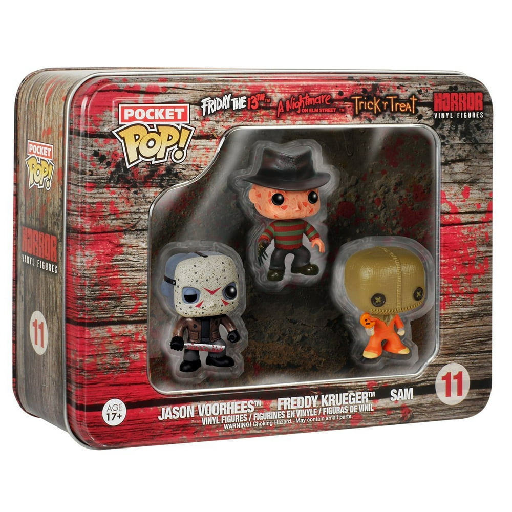 Funko Horror Pocket POP Freddy Krueger, Jason Voorhees, and Sam - Walmart.com - Walmart.com