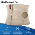 thumbnail image 6 of ORTONYX Abdominal Ostomy Belt for Men and Women, Post-Operative Care After Colostomy ileostomy Surgery, Adjastable Stoma Bag Hole/Beige L-XXL, 6 of 6