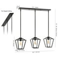 thumbnail image 4 of JONATHAN Y Grace 36.5" 3-Light Industrial Farmhouse Iron Linear LED Pendant, Oil Rubbed Bronze, 4 of 8