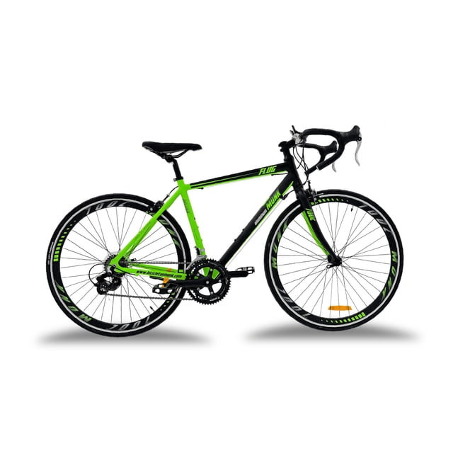 Bicicleta De Ruta Monk Flug Rodada 700 Negro verde