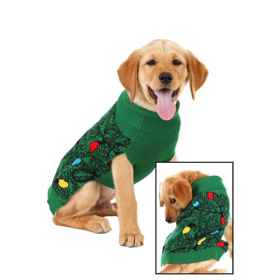 Christmas Tree Dog Sweater