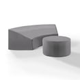 thumbnail image 2 of HomeStock Old World Opulence 2 Piece Furniture Cover Set Gray - Round Sectional Sofa & Coffee Table, Washable Outdoor Furniture Covers, Patio Furniture Covers with Drawstrings, 2 of 8