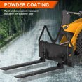 thumbnail image 6 of Mescukay 46" Heavy-Duty Tractor Pallet Forks, 3200lbs Capacity, Quick Attach Bucket Forks with Hitch Ball, Versatile Loader Forks for Farms, Warehouses, Construction Sites, 6 of 8