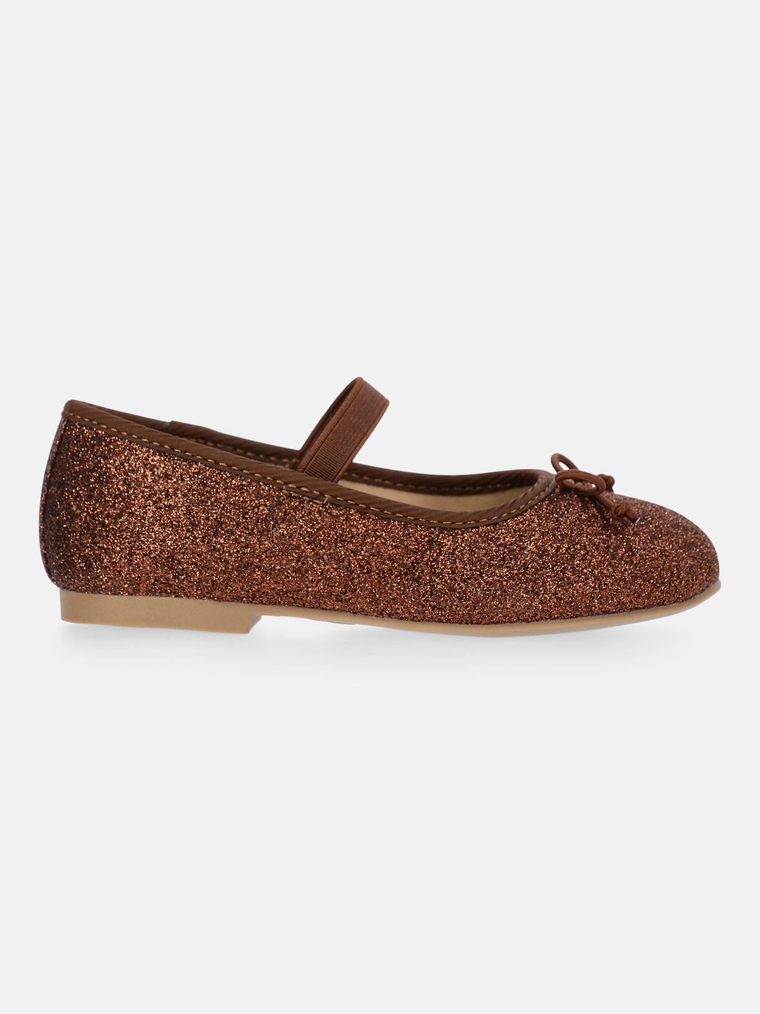 Wonder Nation Toddler Girls Bow Ballet Dress Shoes