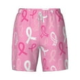 thumbnail image 4 of Lsque Mens Swim Trunks Breast Cancer Awareness (3) Pattern - Bathing Suit Compression Liner - Beach Swim Shorts Swimwear - (S-3XL) - Stretch Quick Dry -Large, 4 of 9