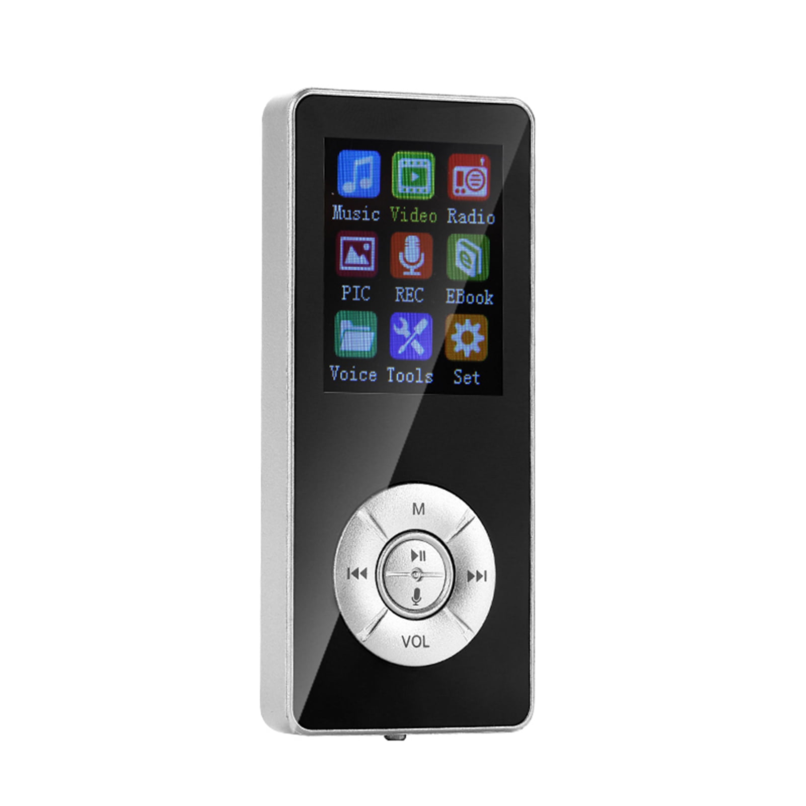 Multifunction MP3 MP4 Player with Bluetooth 4.2 Function 32G Memory Card for Student Rose Gold