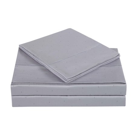310 Thread Count Cotton Classic Dot Almond Milk Sheet Set by Charisma