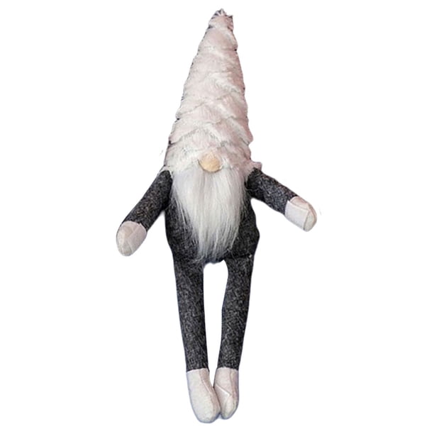Wosthever Cubierta de botella de vino de piel en espiral, muñeca sin rostro de Navidad, abrazo, de comedor, manga de abrazo, protección de Blanco