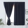 thumbnail image 4 of Thermal Blackout Curtains, Living Room Curtains With, Self-Adhesive Thermal Insulated Blackout Curtains No Drilling, 4 of 5