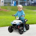 thumbnail image 2 of Qaba VTT pour Enfants 12 V à Quatre Roues avec Suspension à Ressorts, Blanc, 2 of 10