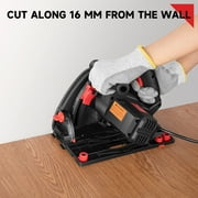 Eastvolt 9-Amp 6-1/2 Plunge Circular Track Saw, 0-45°Bevel Adjustment, 5500RPM Plunge Saw for Wood Cutting