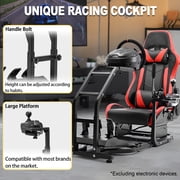 Marada G29 Racing Simulator Cockpit with Gaming Chair Fit Logitech Thrustmaster T80 T150 T300RS,T248