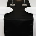 thumbnail image 6 of BalsaCircle 12" x 108" Satin Table Top Runner Wedding Linens Black, 6 of 8