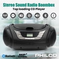 thumbnail image 2 of Boombox Bluetooth portátil Philco con reproductor de CD, 2 of 9