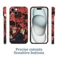 thumbnail image 3 of Anime Phone Case, Jujutsu Kaisen Phone Case for iPhone 15/ 15 Plus/ 15 Pro/ 15 Pro Max, Anti-Scratch & Shockproof PC Hard Shell Cover, Wireless Charging Compatible, 3 of 8