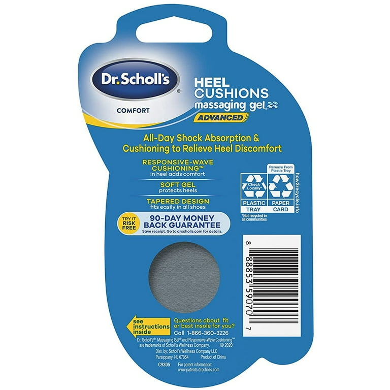 dr scholl's heel cushion walmart