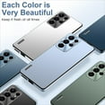 thumbnail image 7 of K-Lion for Samsung Galaxy S21 Slim Matte Case, Micro Frosted Hard PC Back Aluminum Metal Frame All-inclusive Camera Lens Protection Shockproof Anti-Scratch No Fingerprints Ultra-Thin Case, Darkblue, 7 of 7
