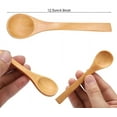 thumbnail image 2 of Visland 6Pcs Small Wooden Spoons, Mini Wooden Teaspoons Woode Dessert Spoon Wood Condiments Salt Spoons for Seasoning Oil Sugar Honey Coffee, 2 of 7