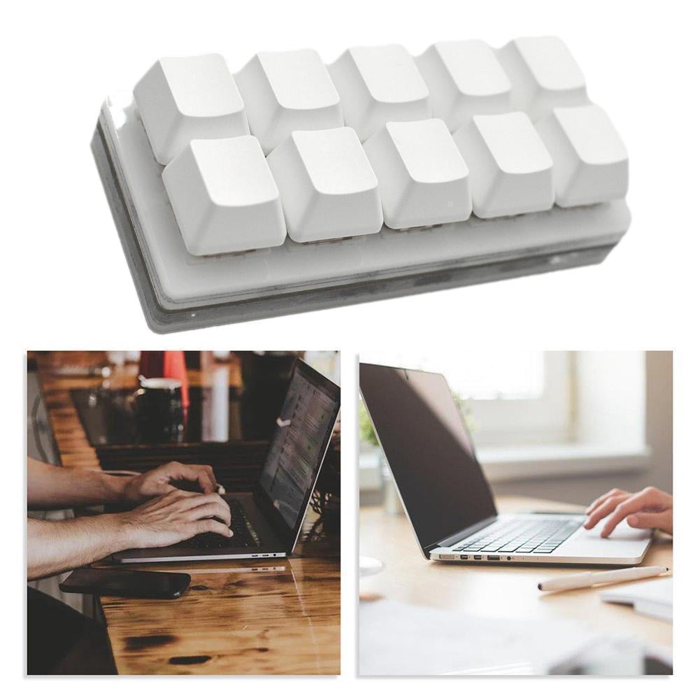 New Programmable Mechanical Keyboard 10 Keys Macro Keypad Blue / Red Switch Diy Usb Programming Shortcut Outemu Hot Swap Osu