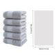 thumbnail image 3 of Toallas de mano clásicas de lujo para baño, hotel, spa y cocina, 68 x 33 cm, muy absorbentes, supersuaves, juego de 5 (grises), 3 of 6