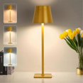 thumbnail image 2 of Modern Led Portable Cordless Table Lamp,usb Rechargeable Touch Desk Lamp,3 Color & Stepless Dimming, 2 of 5
