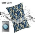 thumbnail image 6 of Cauagu Japanese Water Wave Print Pillow Covers with Envelope Closure,1PC Pillow Cases Decorative Pillow Case for Bed & Couch, Pillows Not Included-20"x30", 6 of 6