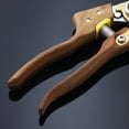 thumbnail image 4 of Luxcidy Garden Shears, Japanese Floral branch cutters, Snips for Gardening, Flower scissors Florist clippers, Hand Held Pruners for Gardening Heavy Duty, Pruning shears for garden (Wood grain), 4 of 6