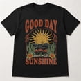thumbnail image 3 of Good Day Sunshine Retro Sun Desert Graphic T-Shirt, Unisex Classic Fit, 3 of 9