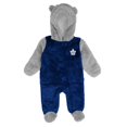 thumbnail image 2 of Newborn Toronto Maple Leafs Game Nap Teddy Fleece Bunting Pram - Size 6-9 Months, 2 of 4