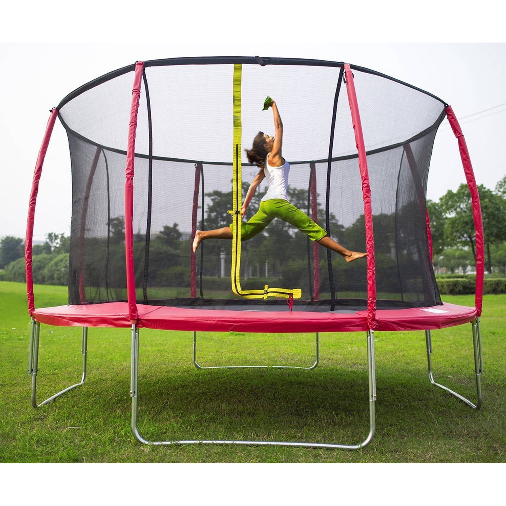 マットオニール ブルネット、レッドヘアー2体セット Merax 14-Foot Trampoline, with Safety Enclosure, Red - Walmart.com